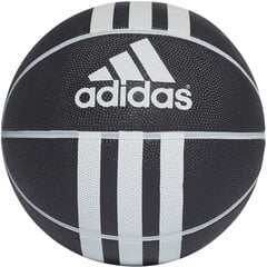 Adidas bumba 3S RUBBER X Melna Balta cena un informācija | Basketbola bumbas | 220.lv