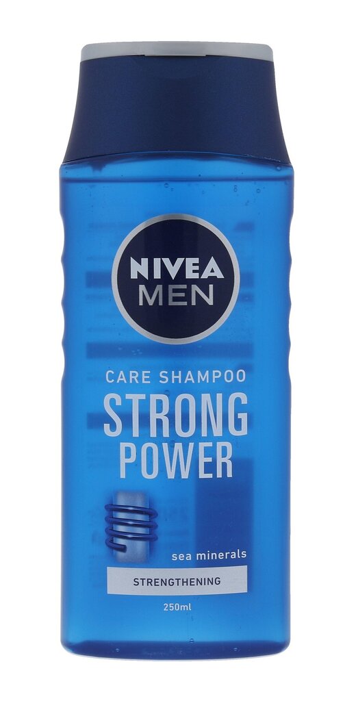 Šampūns vīriešiem Nivea Men Strong Power 250 ml cena un informācija | Šampūni | 220.lv