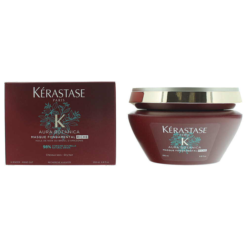 Barojoša matu maska Kérastase Aura Botanica Masque Fondamental Riche 200 ml cena un informācija | Matu uzlabošanai | 220.lv