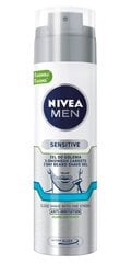 Skūšanās gels Nivea Men Sensitive 200 ml цена и информация | Косметика и средства для бритья | 220.lv