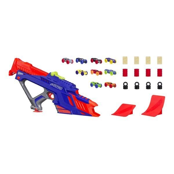 Šautene-blasteris Hasbro Nerf Nitro Motofury Rapid Rally, C0787 цена и информация | Rotaļlietas zēniem | 220.lv