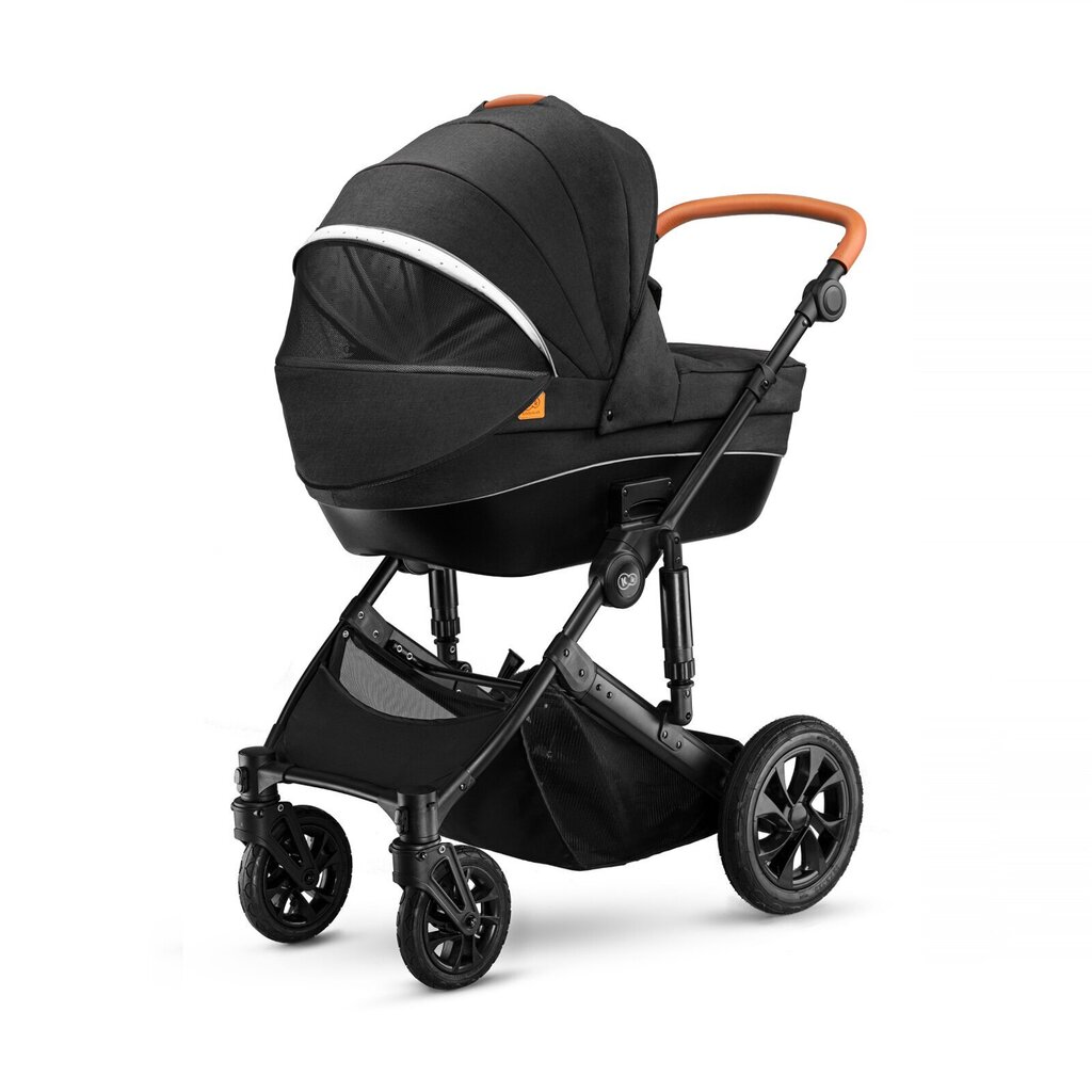 Universālie rati Kinderkraft Prime 3in1, Black cena un informācija | Bērnu rati | 220.lv