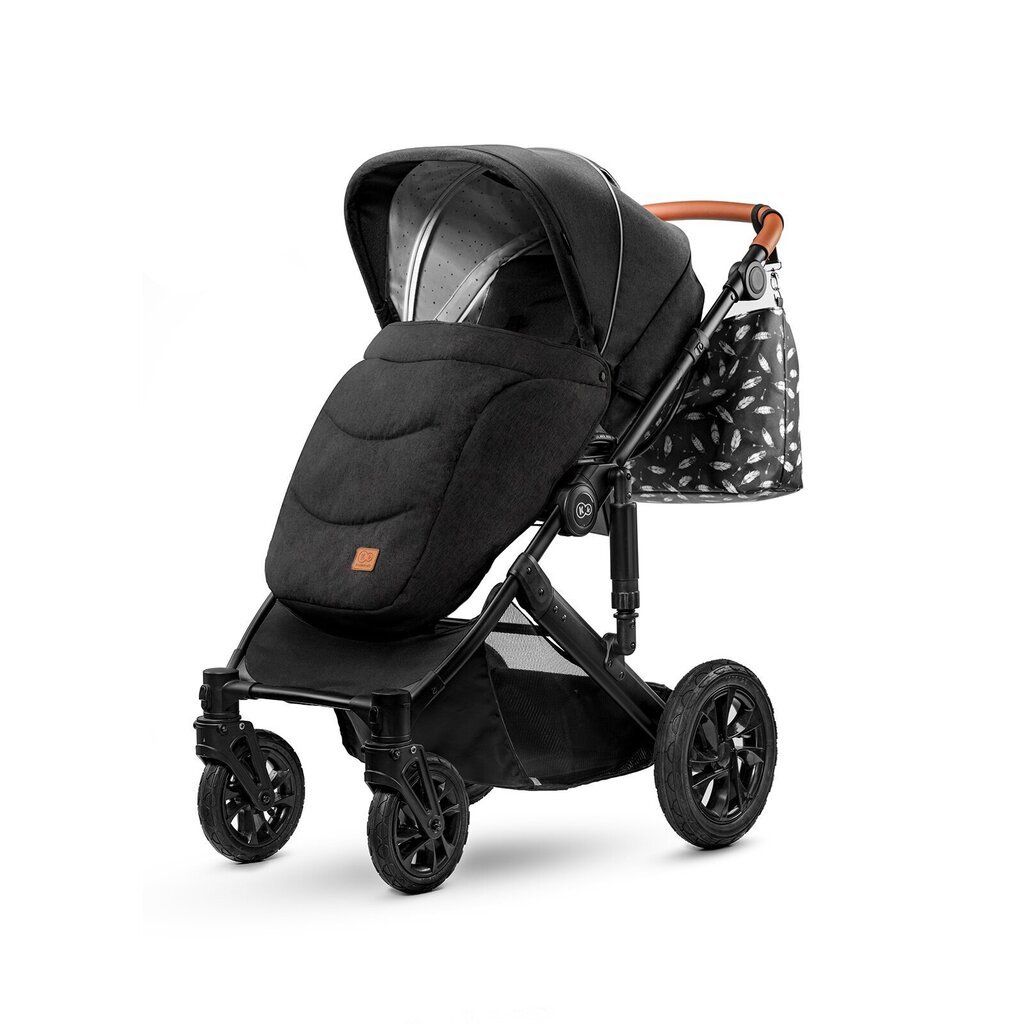 Universālie rati Kinderkraft Prime 3in1, Black cena un informācija | Bērnu rati | 220.lv