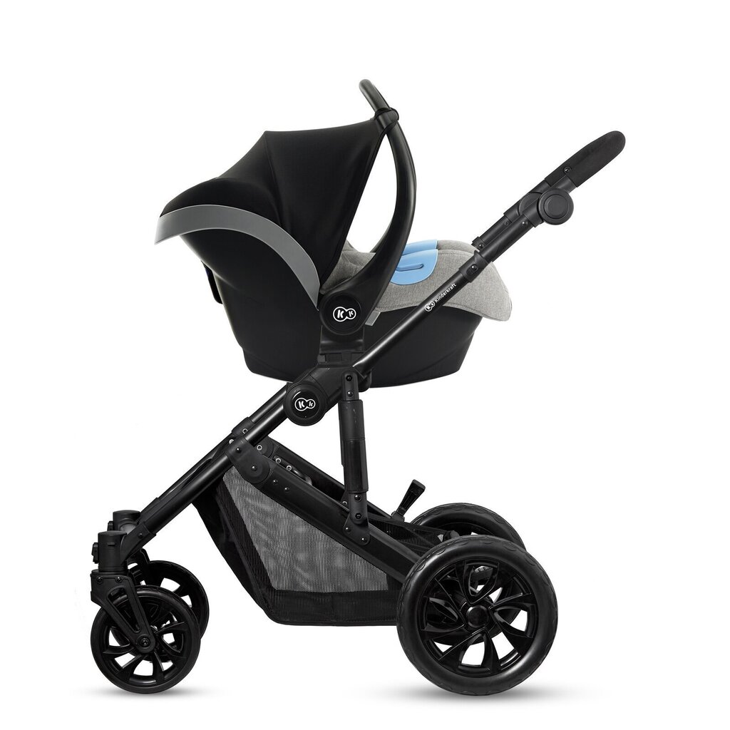 Universālie rati Kinderkraft Prime Lite 3in1, gray цена и информация | Bērnu rati | 220.lv