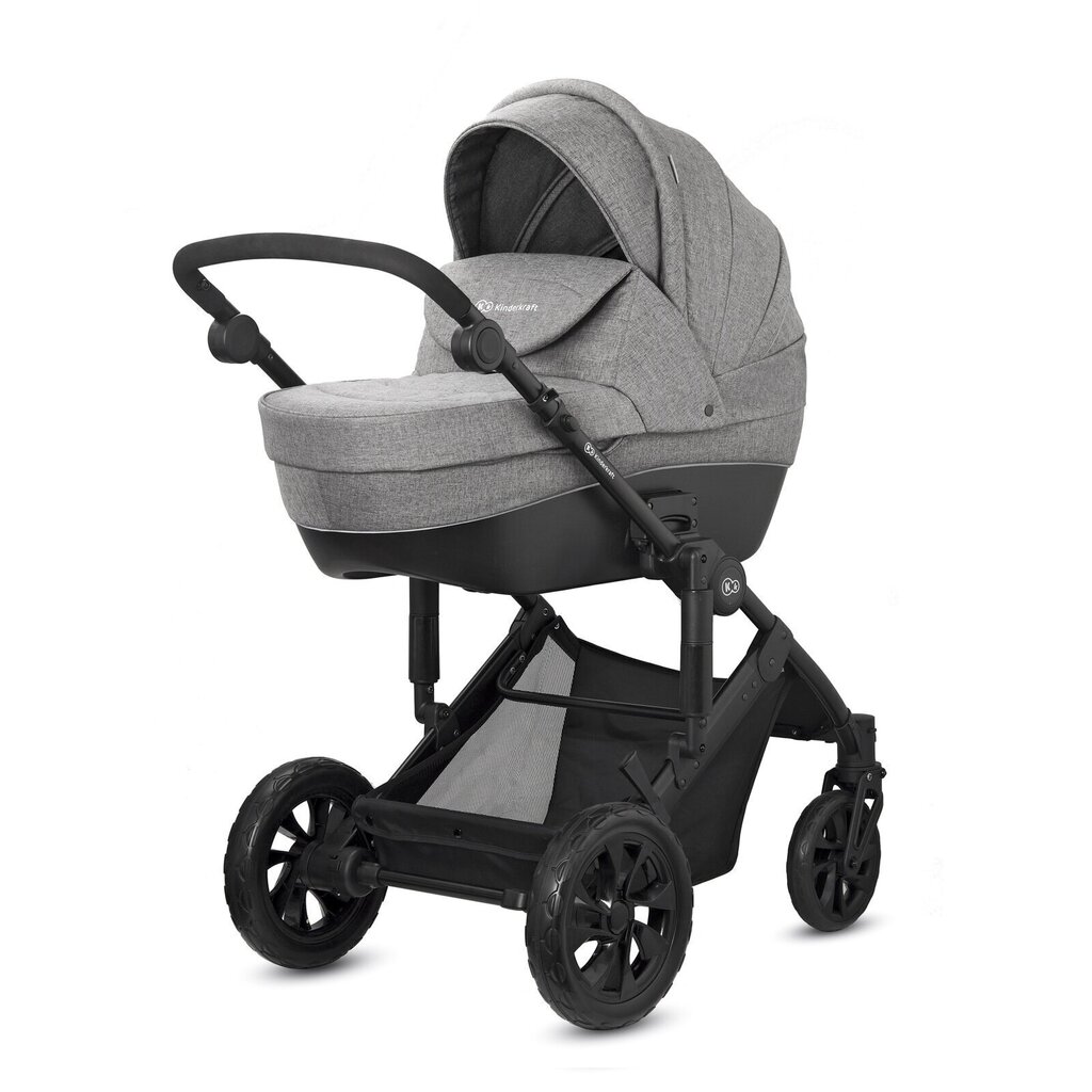 Universālie rati Kinderkraft Prime Lite 3in1, gray цена и информация | Bērnu rati | 220.lv