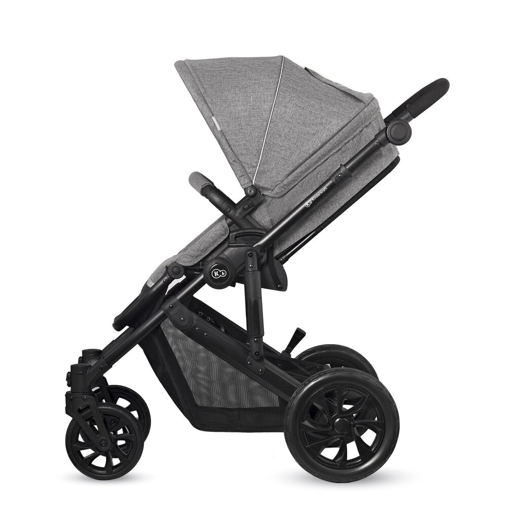 Universālie rati Kinderkraft Prime Lite 3in1, gray цена и информация | Bērnu rati | 220.lv