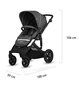 Universāli rati Kinderkraft Prime Lite 3in1, black cena un informācija | Bērnu rati | 220.lv