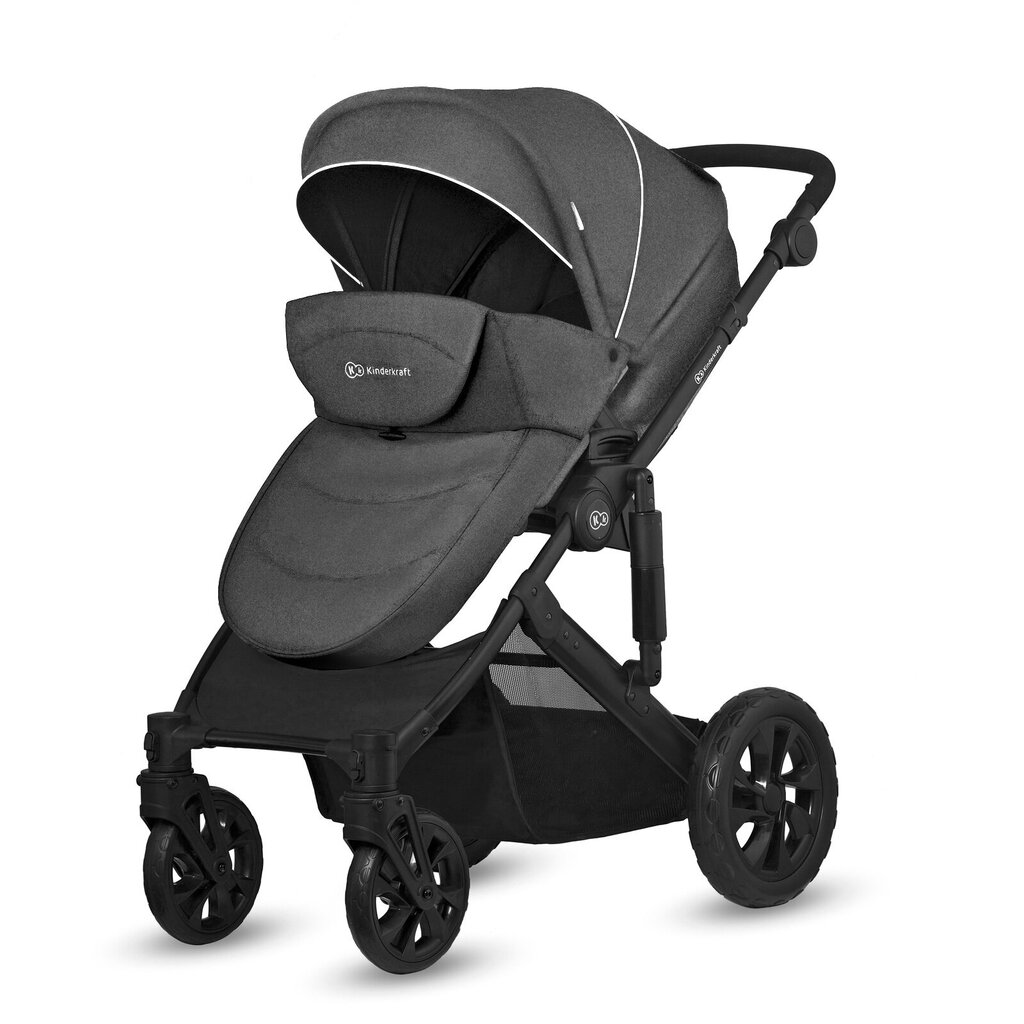 Universāli rati Kinderkraft Prime Lite 3in1, black цена и информация | Bērnu rati | 220.lv