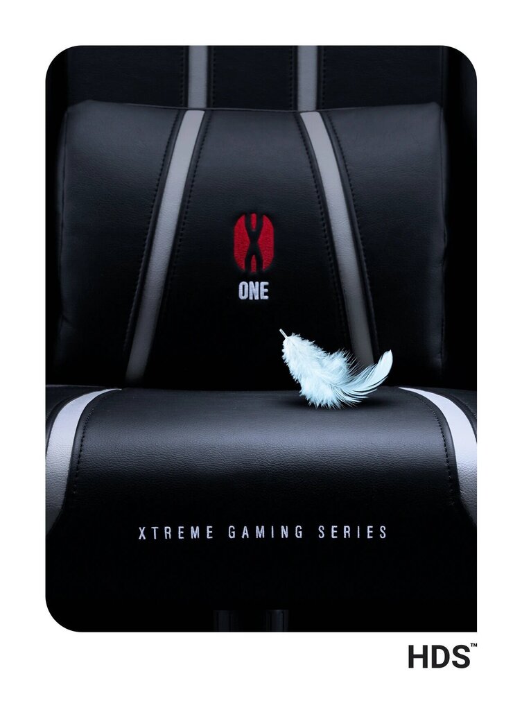 Spēļu krēsls Diablo Chairs X-One L, melns/balts cena un informācija | Biroja krēsli | 220.lv