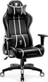 Spēļu krēsls Diablo Chairs X-One L, melns/balts