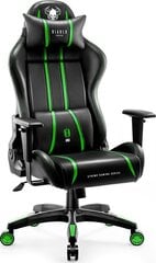 Spēļu krēsls Diablo Chairs X-One L, melns/zaļš cena un informācija | Biroja krēsli | 220.lv