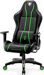 Spēļu krēsls Diablo Chairs X-One L, melns/zaļš cena un informācija | Biroja krēsli | 220.lv