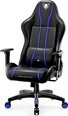 Spēļu krēsls Diablo Chairs X-One L, melns/zils