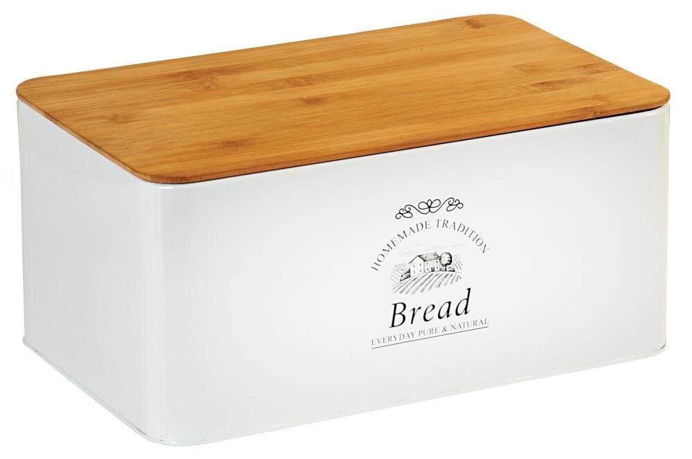 Country collection maizes kaste 32x15x21cm ar koka dēlīti, Kesper цена и информация | Trauki pārtikas uzglabāšanai | 220.lv
