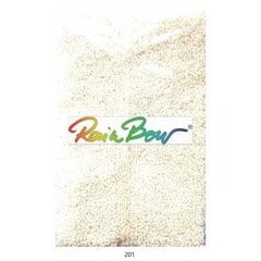 Stikla apaļas pērlītes 12/0 RainBow® 500 g, krāsa 201 cena un informācija | Rotu veidošana, pērļošana | 220.lv