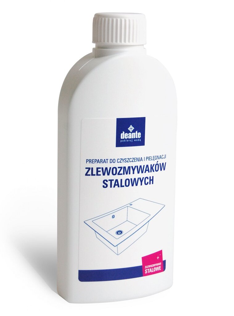 Deante nerūsējošā tērauda izlietnes tīrītājs, 250 ml цена и информация | Tīrīšanas līdzekļi | 220.lv