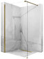Dušas siena REA Aero Gold 90,100,110,120 cm cena un informācija | Dušas durvis, dušas sienas | 220.lv