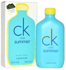 Туалетная вода Calvin Klein CK One Summer EDT для мужчин 100 мл ; цена и информация | Мужские духи | 220.lv