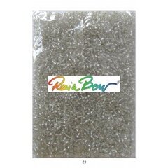 Stikla apaļas pērlītes 12/0 RainBow® 500 g, krāsa 21 cena un informācija | Rotu veidošana, pērļošana | 220.lv