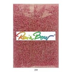 Stikla apaļas pērlītes 6/0 RainBow® 500 g, krāsa 204 cena un informācija | Rotu veidošana, pērļošana | 220.lv