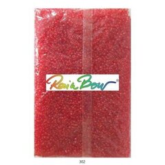 Stikla apaļas pērlītes 6/0 RainBow® 500 g, krāsa 302 cena un informācija | Rotu veidošana, pērļošana | 220.lv