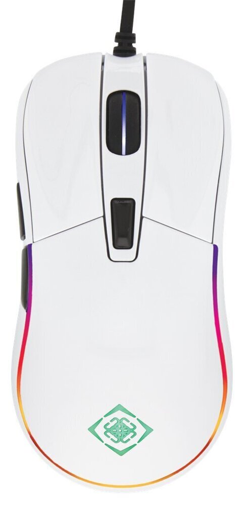 Vadu pele Deltaco Gaming RGB GAM-085-W, balta cena un informācija | Peles | 220.lv