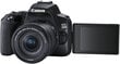 Canon EOS 250D + 18-55mm IS STM Kit, melns цена и информация | Digitālās fotokameras | 220.lv