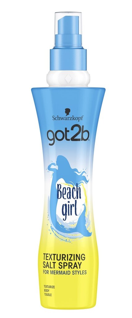 Matu sprejs ar sāli Schwarzkopf Got2b Beach Girl 200 ml cena un informācija | Matu veidošanas līdzekļi | 220.lv