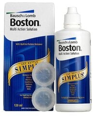 Bausch+Lomb Boston Simplus 120 ml cieto kontaktlēcu kopšanas šķīdums cena un informācija | Bausch+Lomb Optika | 220.lv