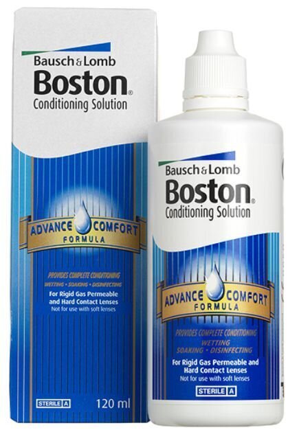 Bausch+Lomb Boston Advance conditioner 120 ml cieto kontaktlēcu kopšanas šķīdums cena un informācija | Kontaktlēcu šķidrumi | 220.lv