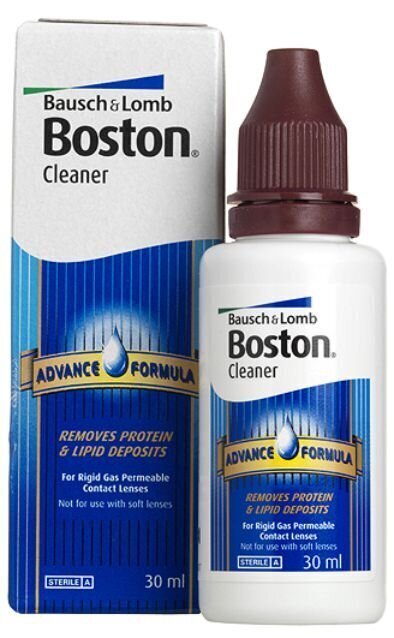 Bausch+Lomb Boston Advance Cleaner 30 ml cieto kontaktlēcu kopšanas šķīdums cena un informācija | Kontaktlēcu šķidrumi | 220.lv