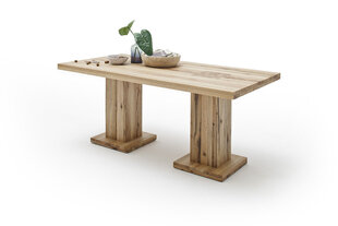 Pusdienu galds MC Akcent Manchester, 180x90 cm, gaiši brūns cena un informācija | Virtuves galdi, ēdamgaldi | 220.lv