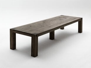 Pusdienu galds MC Akcent Leeds, 300x120 cm, tumši brūns cena un informācija | Virtuves galdi, ēdamgaldi | 220.lv