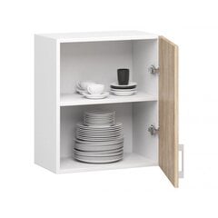 Подвесной кухонный шкафчик NORE Lima W50, белый/дубовый цена и информация | Кухонные шкафчики | 220.lv