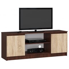 ТВ столик NORE CLP K140, коричневый/цвета дуба цена и информация | Тумбы под телевизор | 220.lv