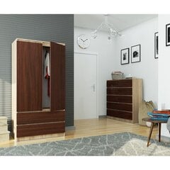 Шкаф NORE S90, цвета дуба/коричневый цена и информация | Шкафы | 220.lv