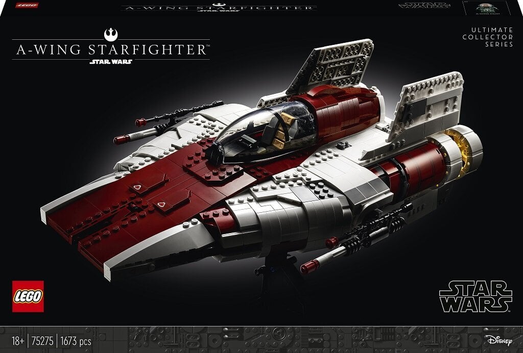 75275 LEGO® Star Wars A-wing Starfighter cena un informācija | Konstruktori | 220.lv