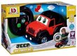 Radio vadāms auto modelis BB Junior Jeep, 240332 cena un informācija | Rotaļlietas zīdaiņiem | 220.lv