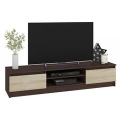 TV galdiņš NORE CLP 160, brūns/ozola krāsas cena un informācija | TV galdiņi | 220.lv