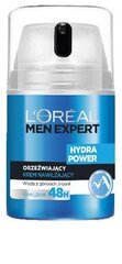 Mitrinošs sejas krēms L'Oreal Men Expert Hydra Power 50 ml цена и информация | Кремы для лица | 220.lv