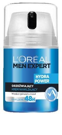 Mitrinošs sejas krēms L'Oreal Men Expert Hydra Power 50 ml cena un informācija | Sejas krēmi | 220.lv