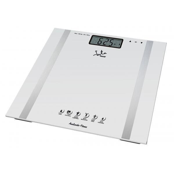 Digitālie vannas istabas svari JATA 532 Fitness 180 Kg Balts cena un informācija | Ķermeņa svari, bagāžas svari | 220.lv