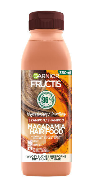 Matu šampūns Garnier Fructis Macadamia Hair Food 350 ml цена и информация | Šampūni | 220.lv