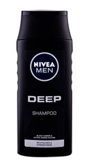 Matu šampūns vīriešiem Nivea Men Deep 250 ml cena un informācija | Šampūni | 220.lv