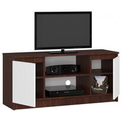 ТВ столик NORE RTV K120, коричневый / белый цена и информация | Тумбы под телевизор | 220.lv