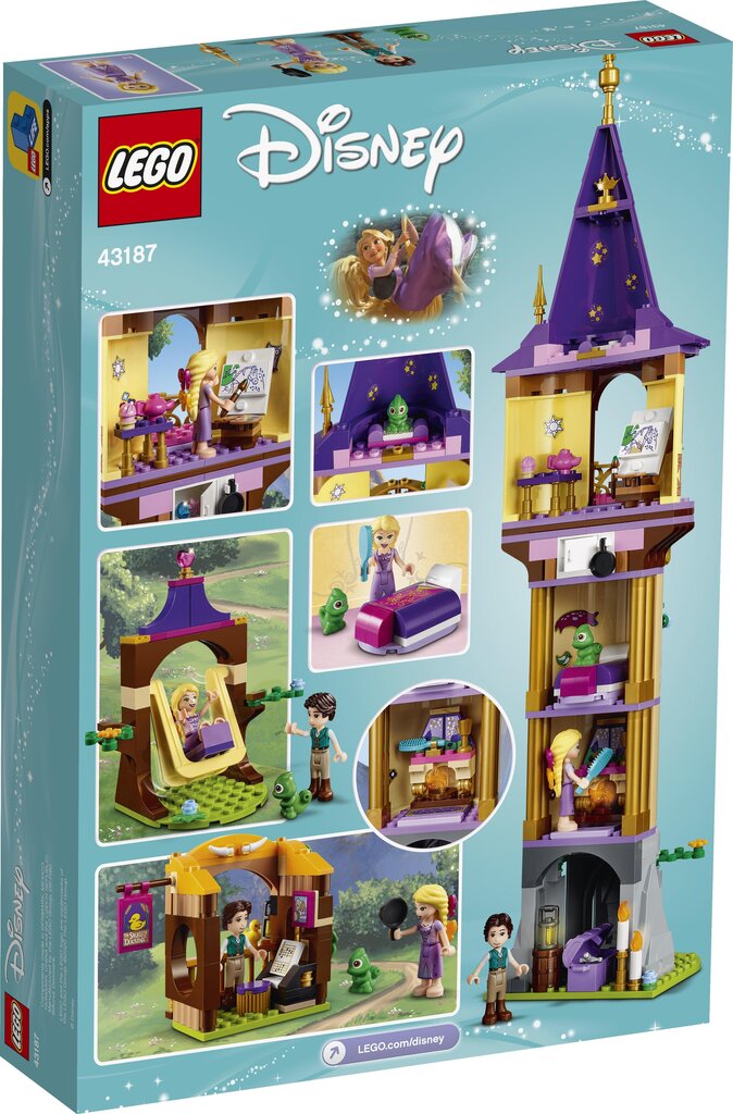43187 LEGO® | Disney Princess Salātlapiņas tornis cena un informācija | Konstruktori | 220.lv