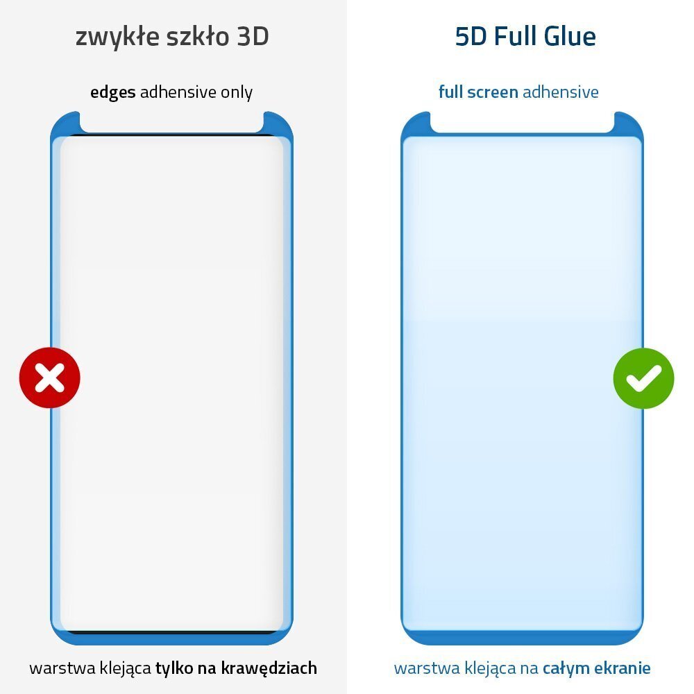 Huawei P30 Pro ekrāna aizsargstikliņš Wozinsky Full Glue 5D, melns cena un informācija | Ekrāna aizsargstikli | 220.lv