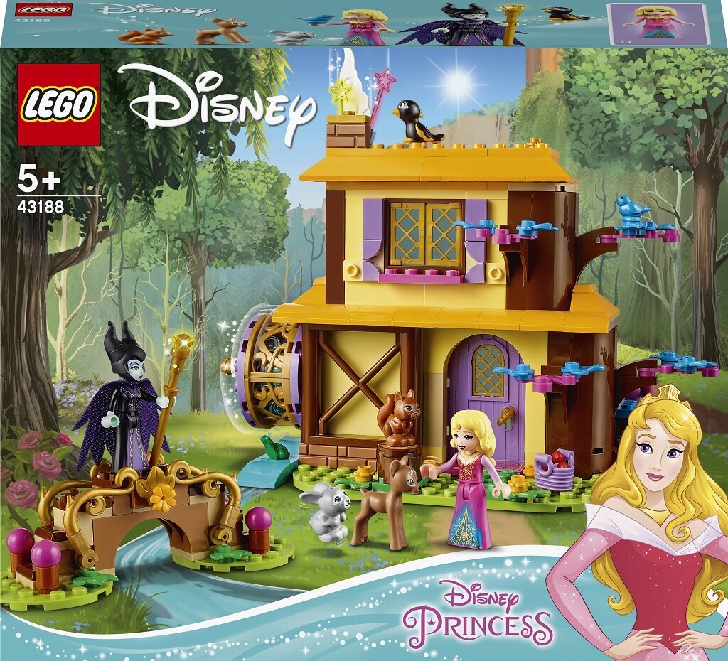 43188 LEGO® Disney Princes Избушка Авроры в лесу цена | 220.lv