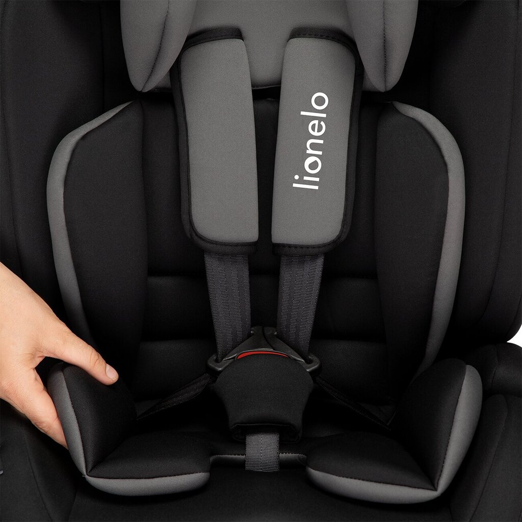 Autokrēsliņš Lionelo Levi Simple, 9-36 kg, sporty black cena un informācija | Autokrēsliņi | 220.lv