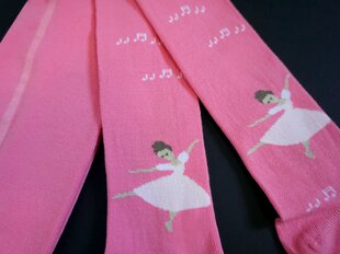 Bērnu Zeķubikses "Baleta feja", Tumši rozā цена и информация | Колготки, носочки для новорожденных | 220.lv